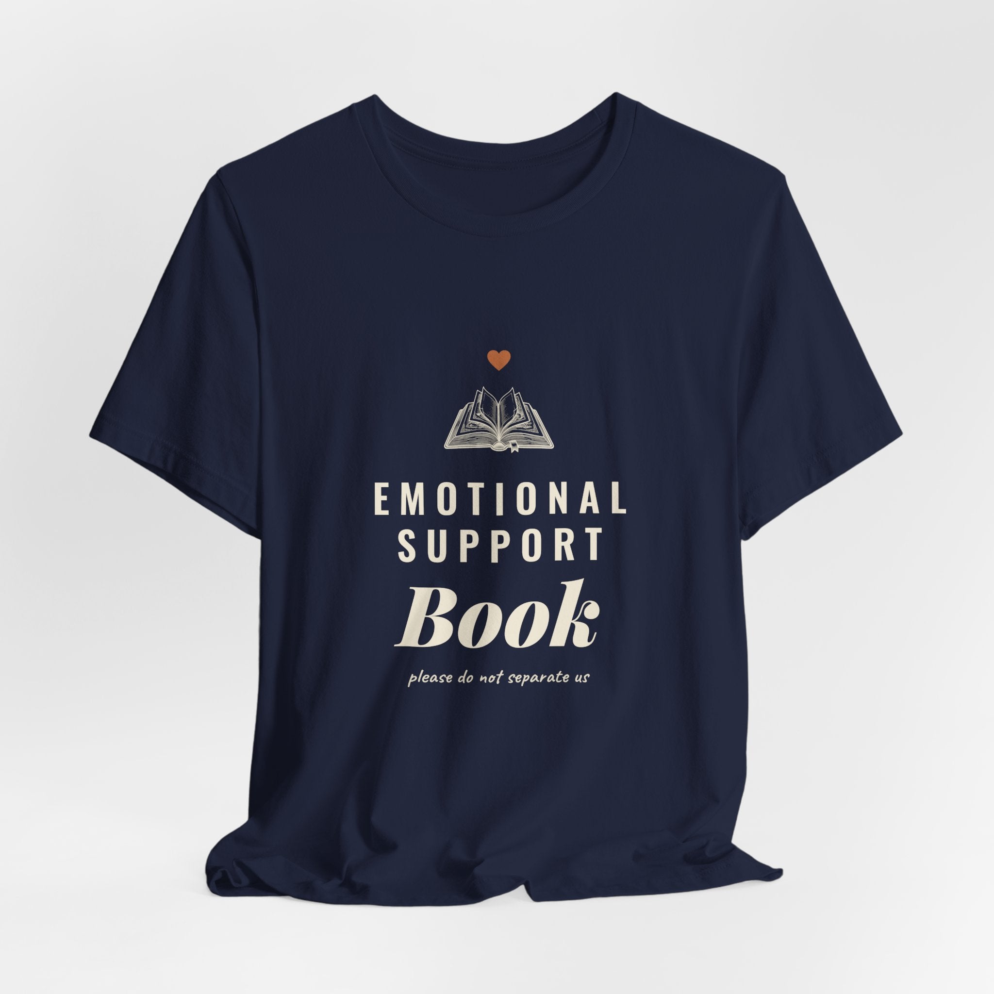 Emotional Support Book T-Shirt