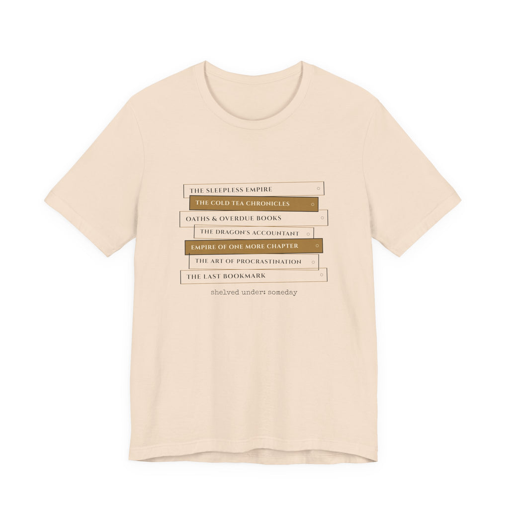Fantasy Book Spine Stack T-Shirt