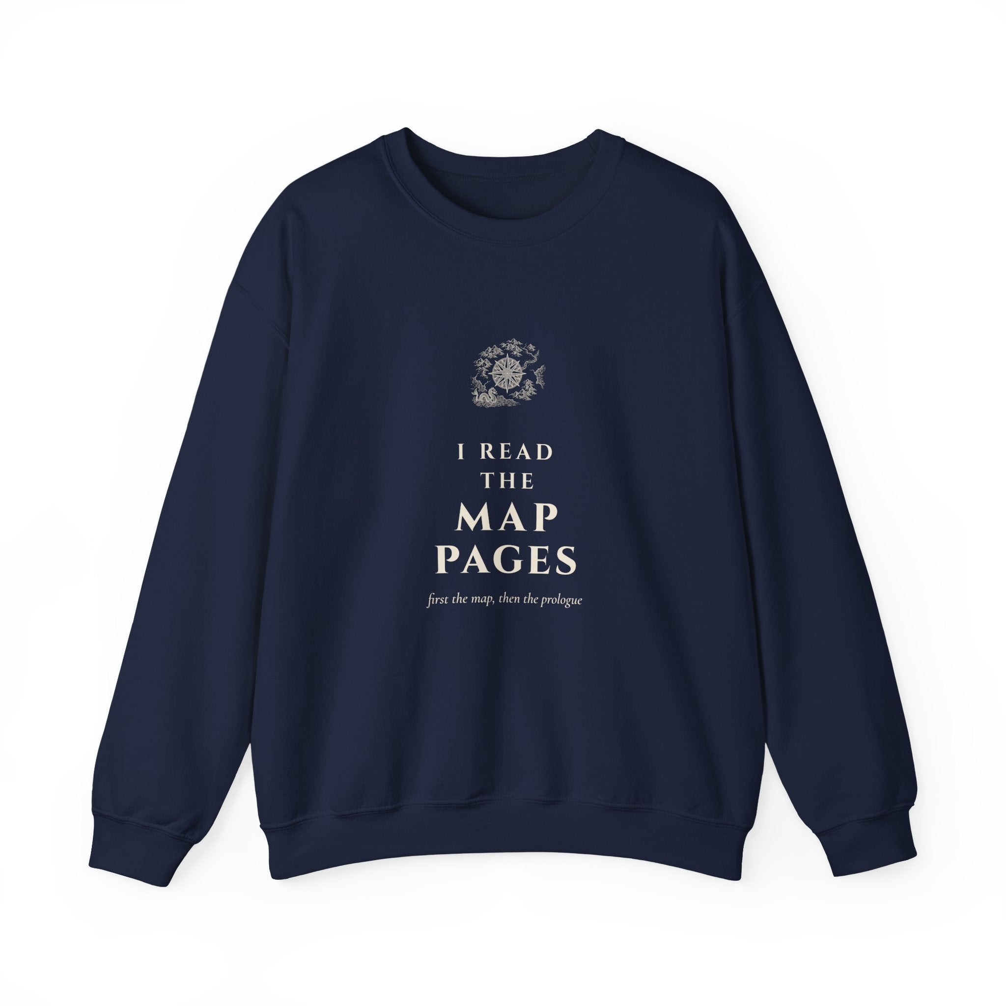 I Read the Map Pages Sweatshirt