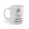 I Read the Map Pages Mug