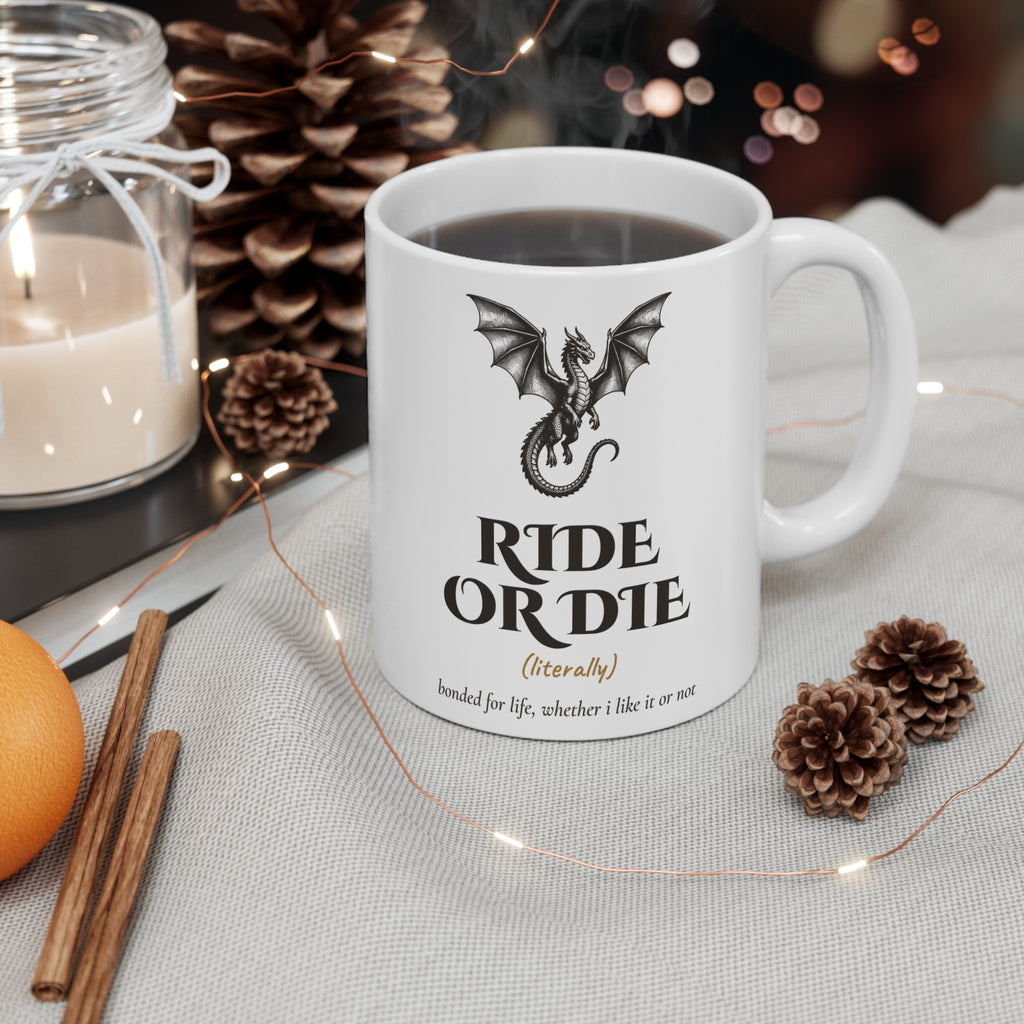 Ride or Die Dragon Rider Mug