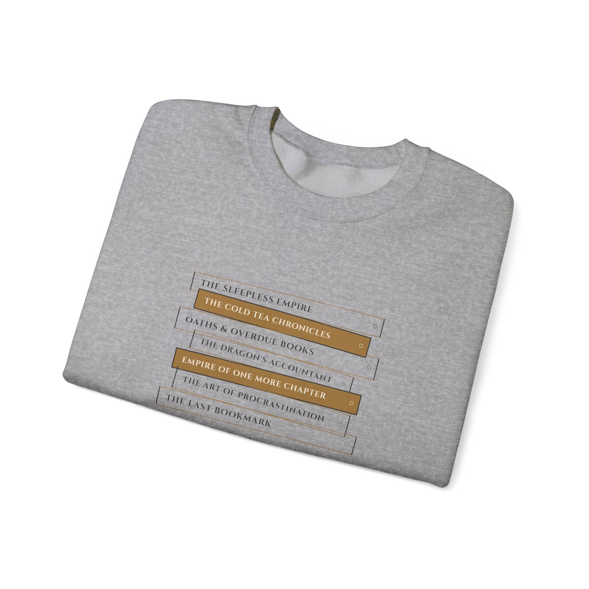 Fantasy Book Spine Stack Sweatshirt