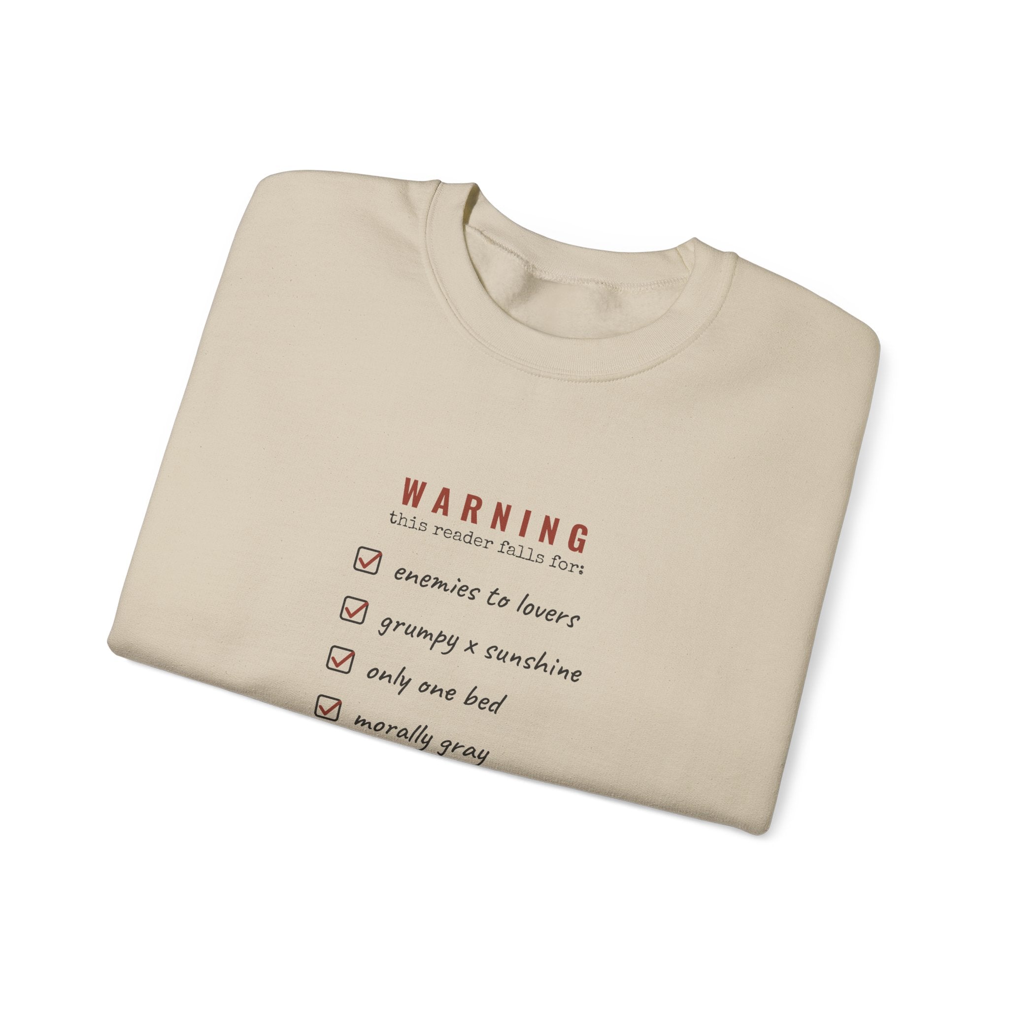 Romance Trope Checklist Sweatshirt