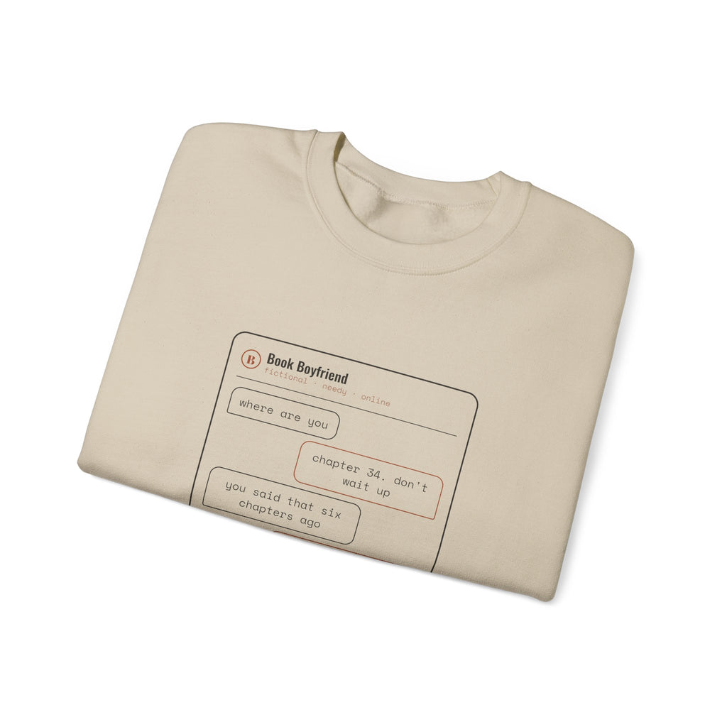 Read Receipts From a Book Boyfriend Sweatshirt