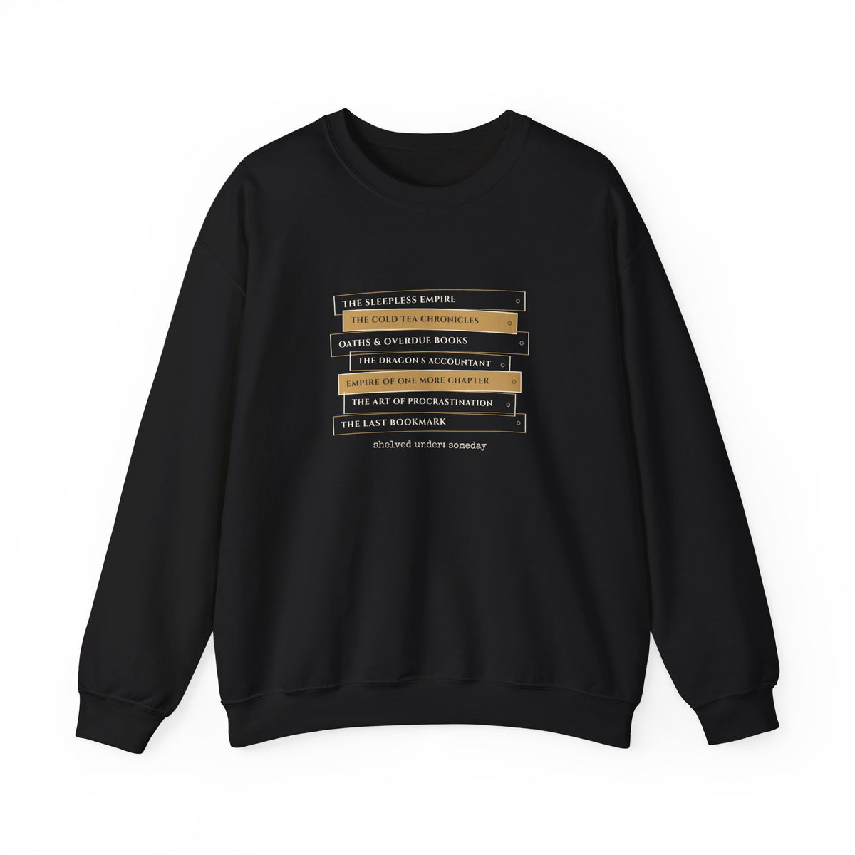 Fantasy Book Spine Stack Sweatshirt