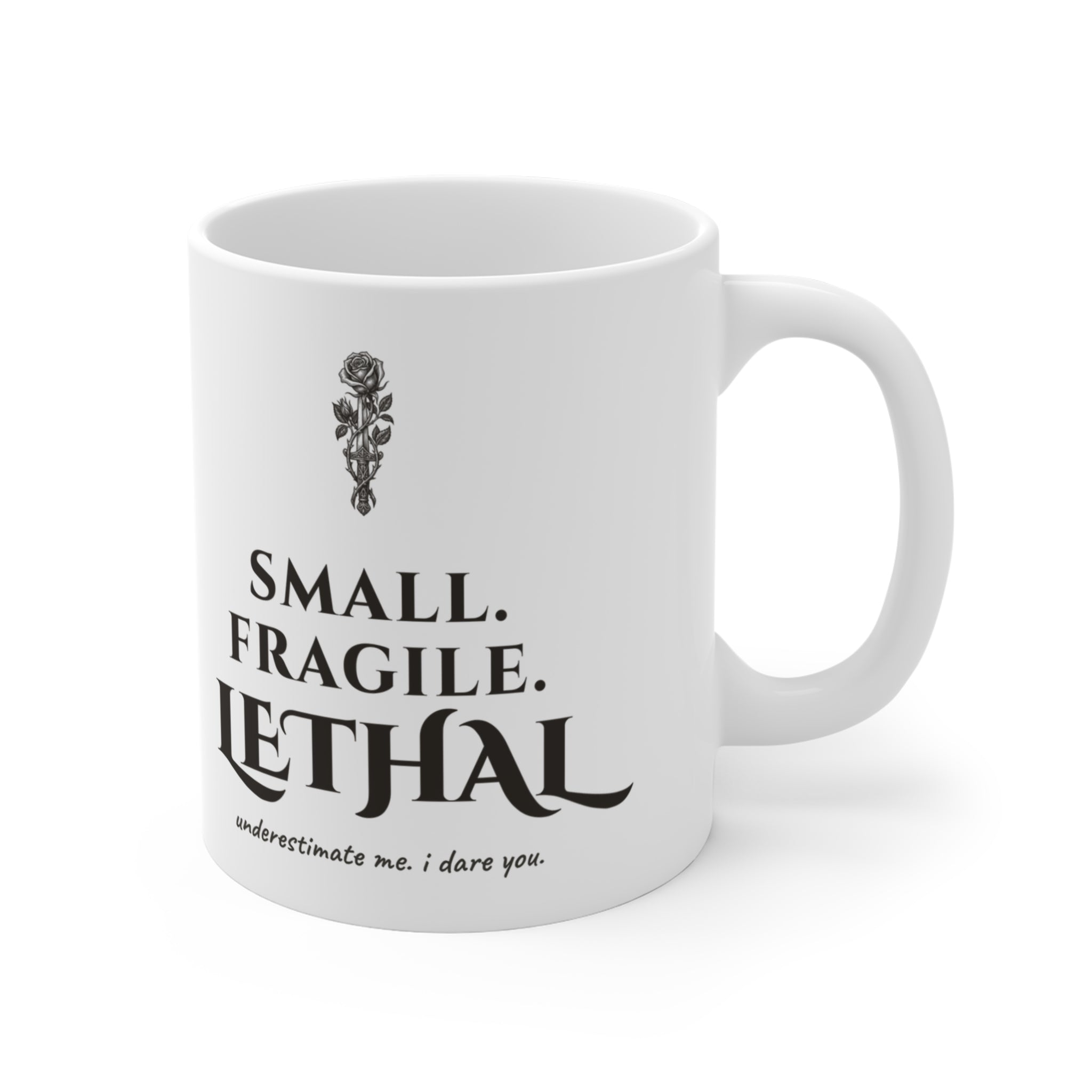 Small Fragile Lethal Dragon Rider Mug