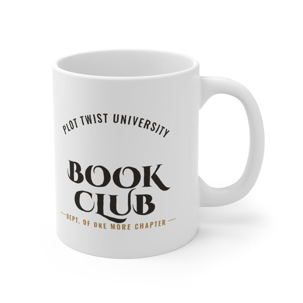 Plot Twist University Book Club Varsity Mug