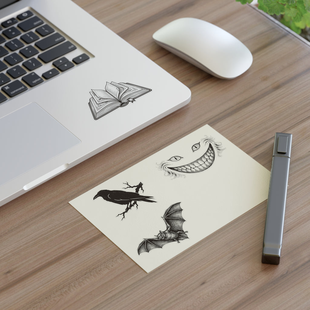 Bookish Motifs Sticker Sheet