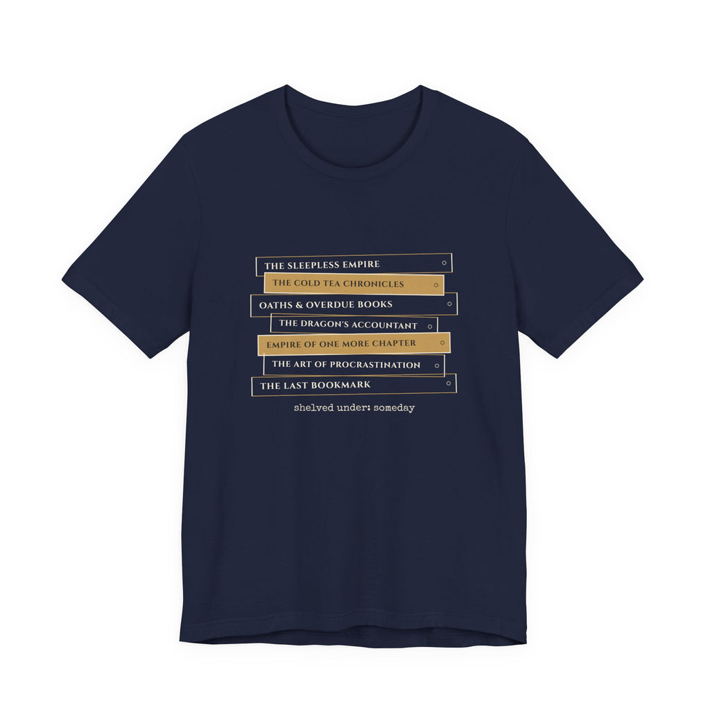 Fantasy Book Spine Stack T-Shirt