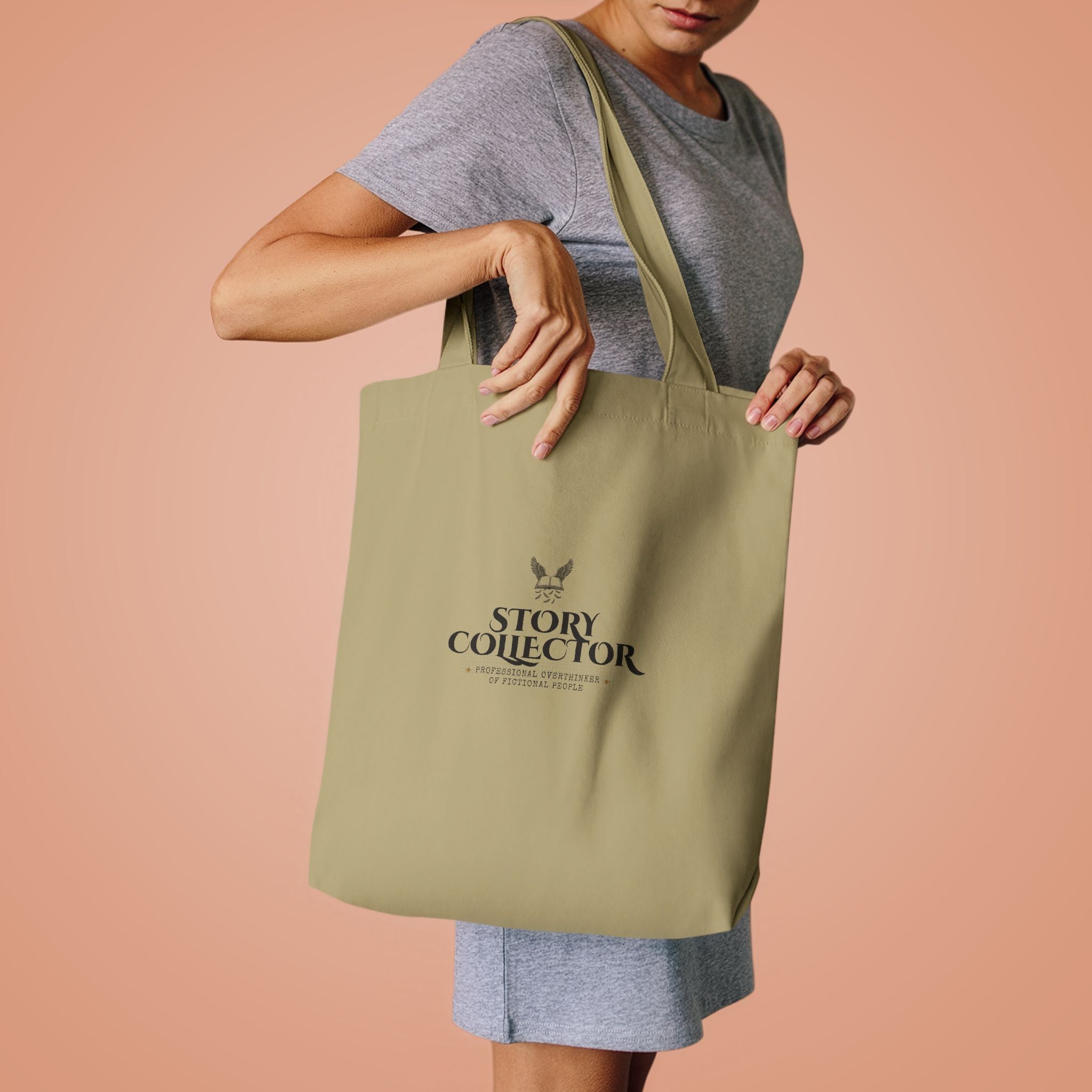 Story Collector Canvas Tote Bag