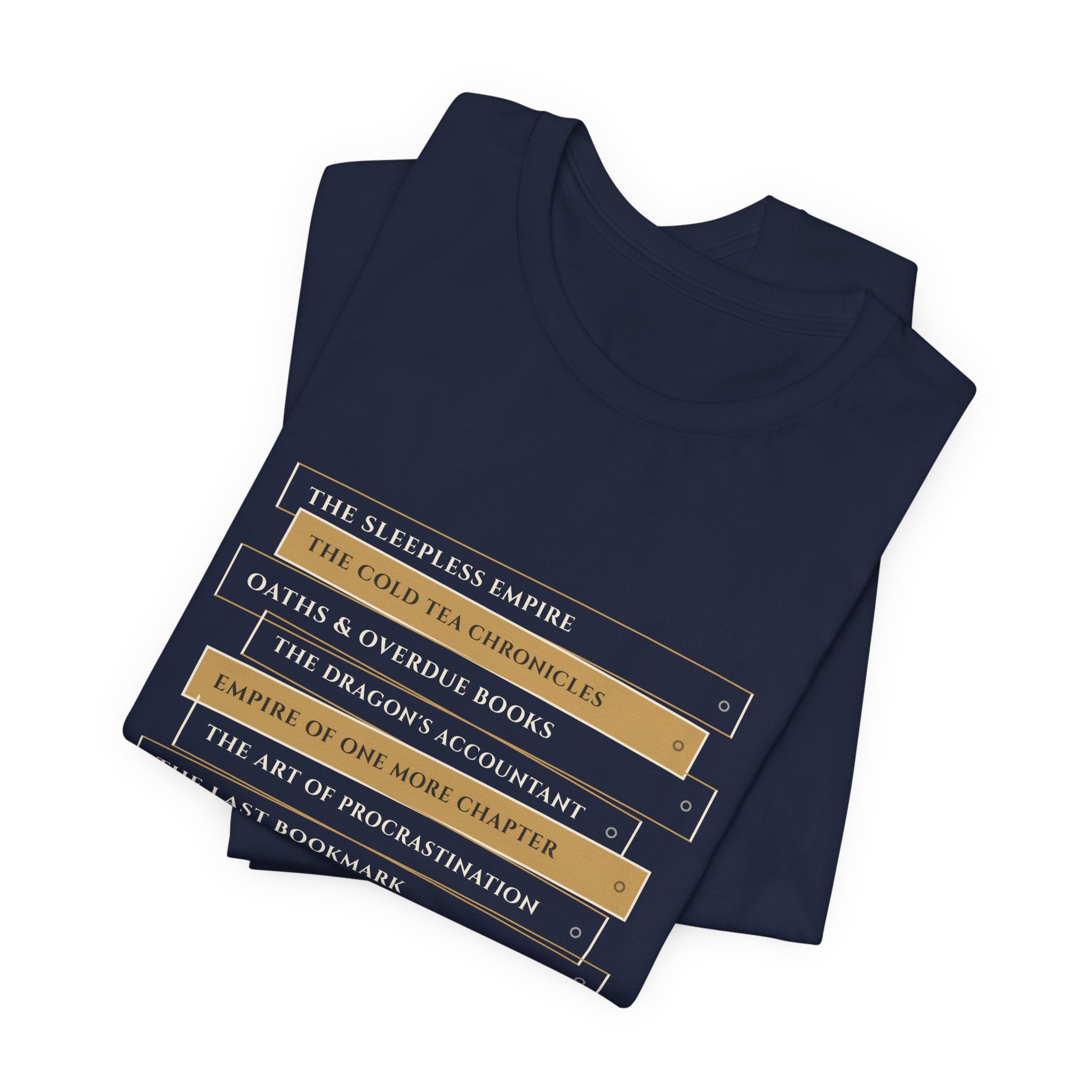 Fantasy Book Spine Stack T-Shirt