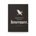 Edgar Allan Poe Nevermore Raven Hardcover Journal