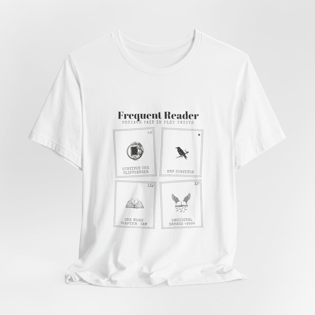 Frequent Reader Postage Stamp Collage T-Shirt