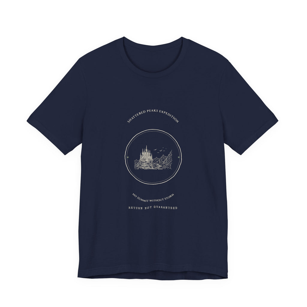 Shattered Peaks Expedition Fantasy Badge T-Shirt