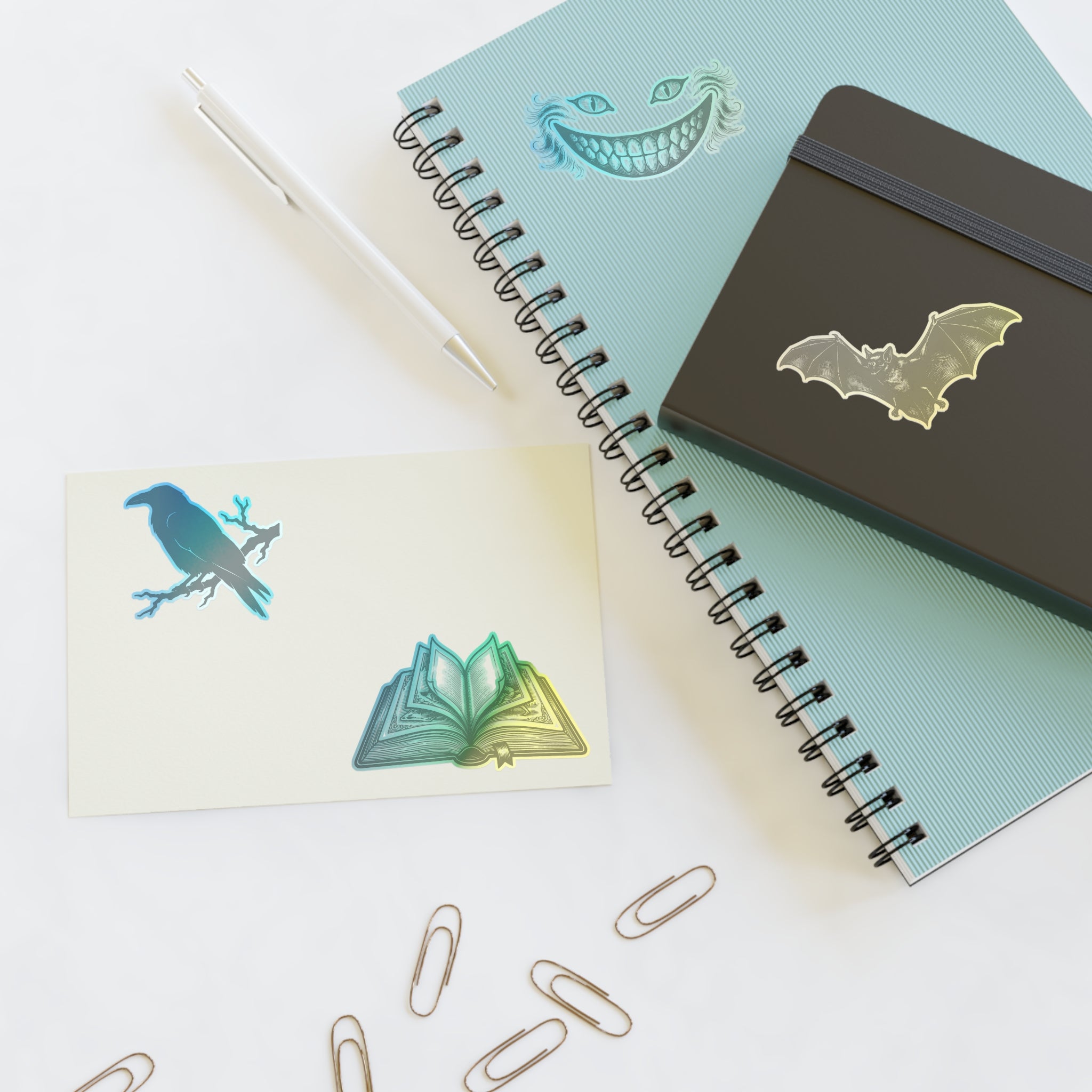 Bookish Motifs Sticker Sheet