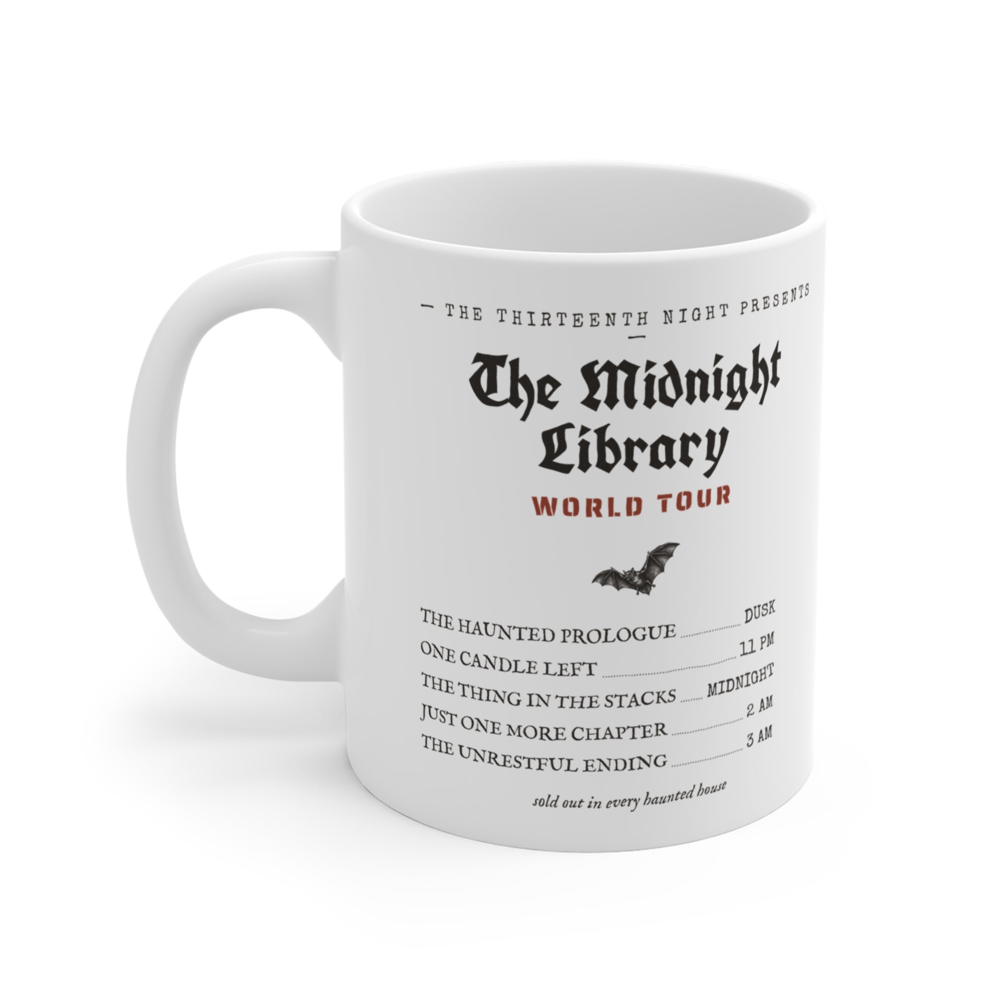 The Midnight Library Gothic Tour Mug