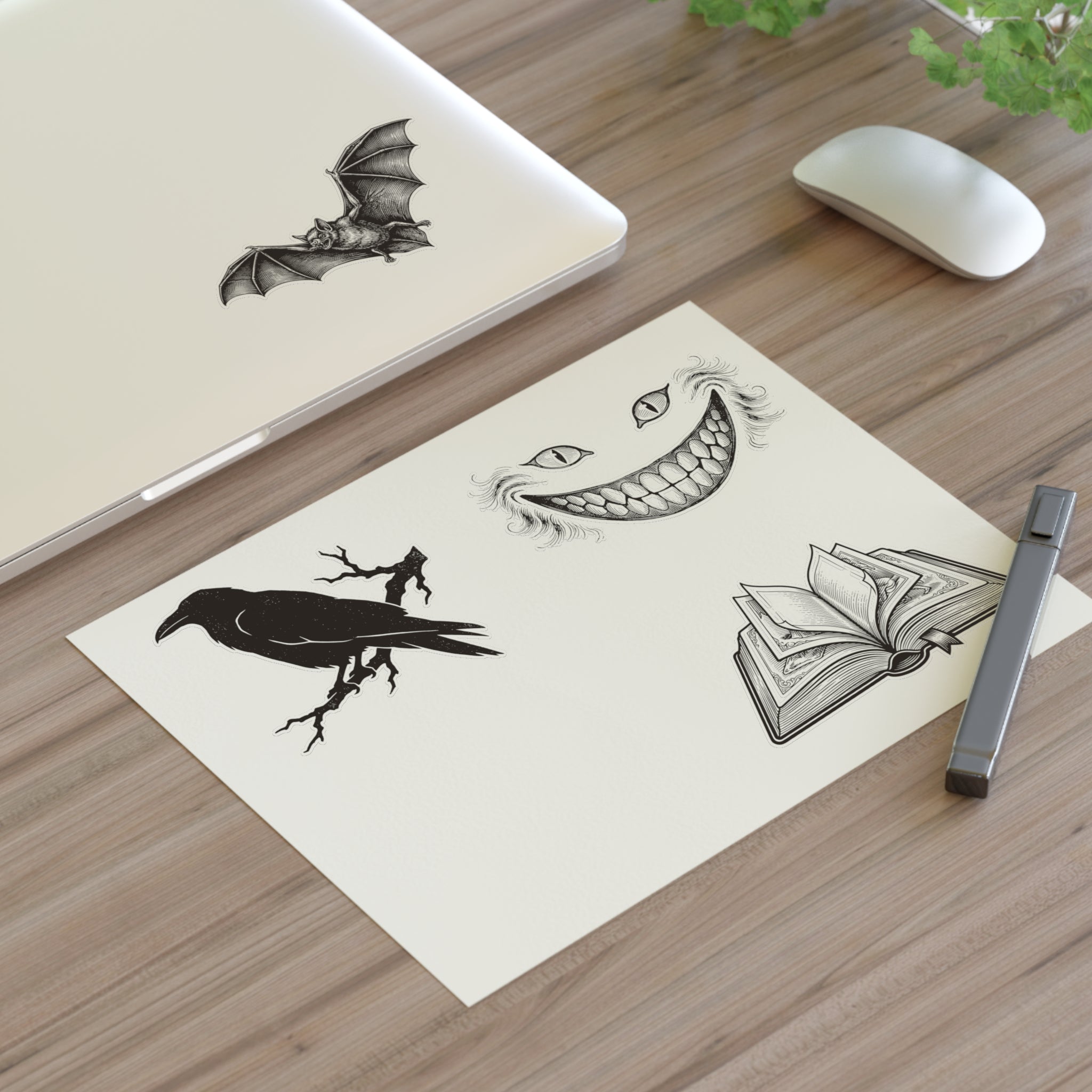 Bookish Motifs Sticker Sheet
