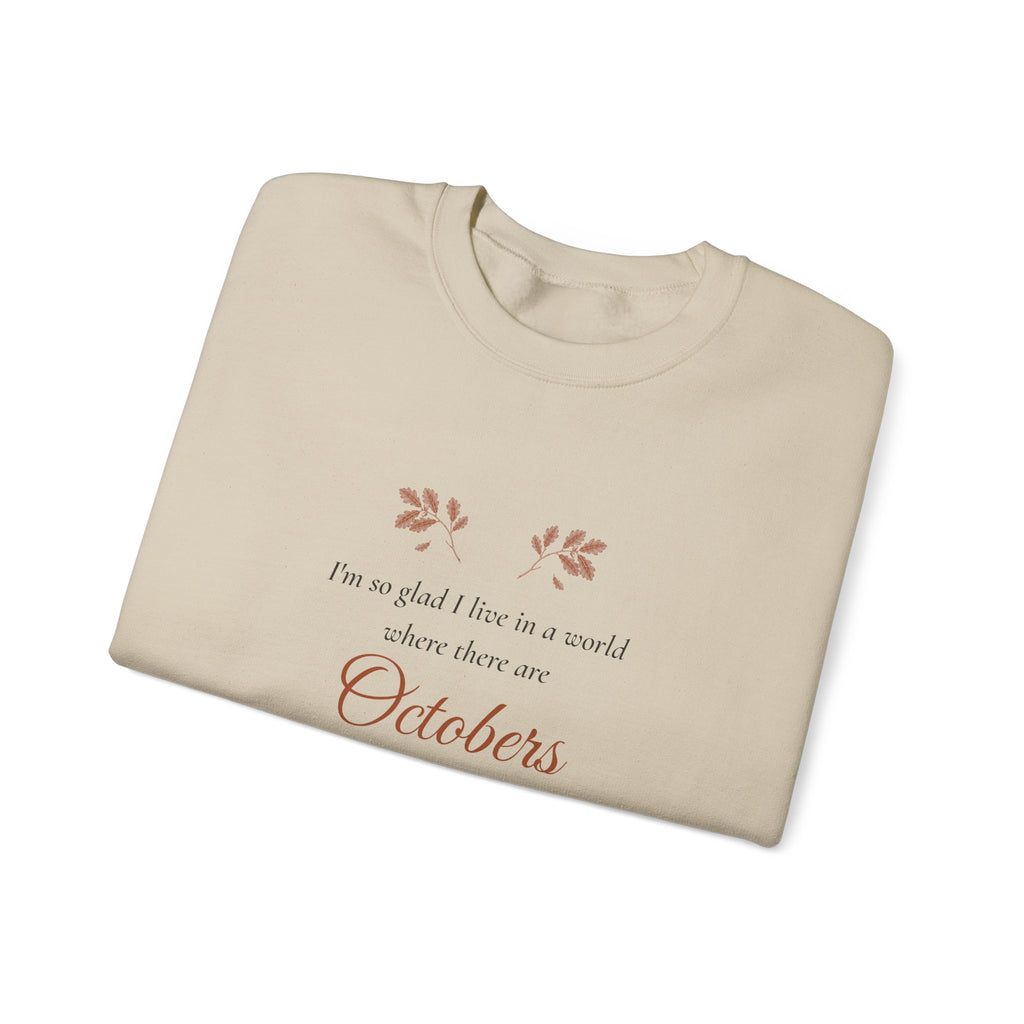 Anne of Green Gables World Where There Are Octobers Sweatshirt