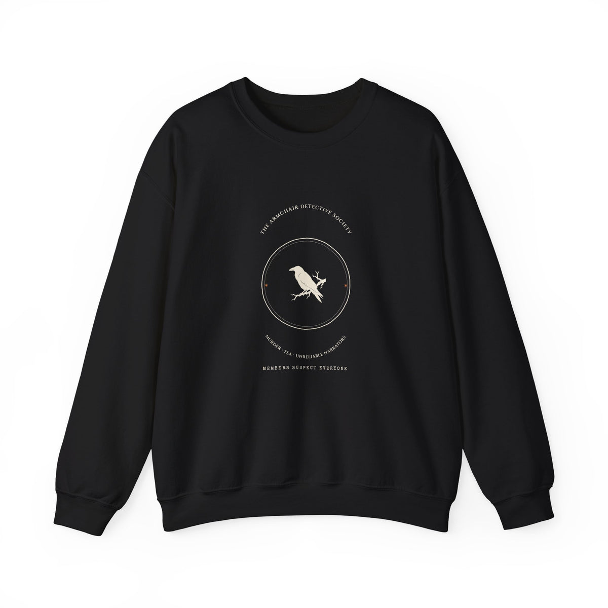 The Armchair Detective Society Mystery Crest Sweatshirt