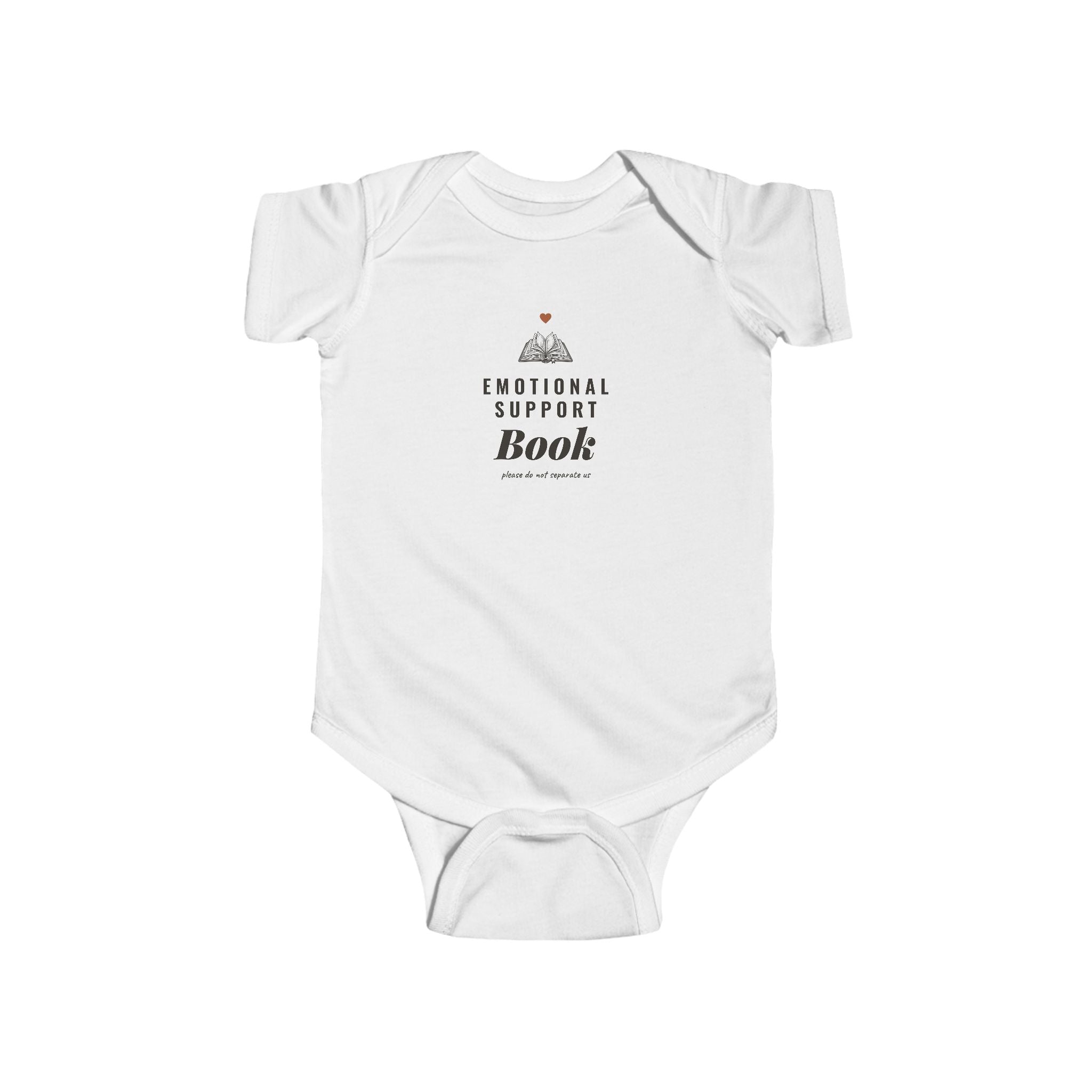 Emotional Support Book Baby Bodysuit