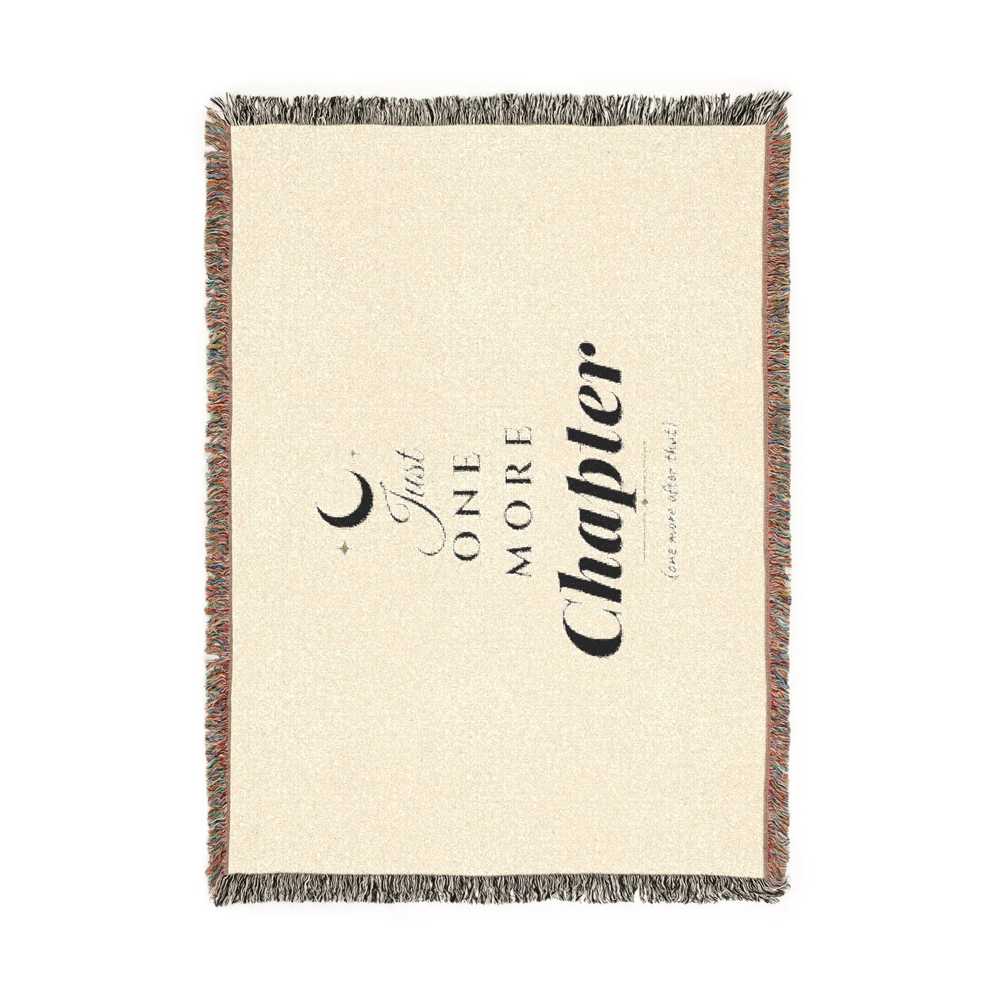Just One More Chapter Woven Blanket