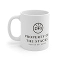 Property of the Stacks Minimalist Reader Sigil Mug