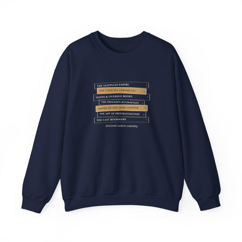 Fantasy Book Spine Stack Sweatshirt