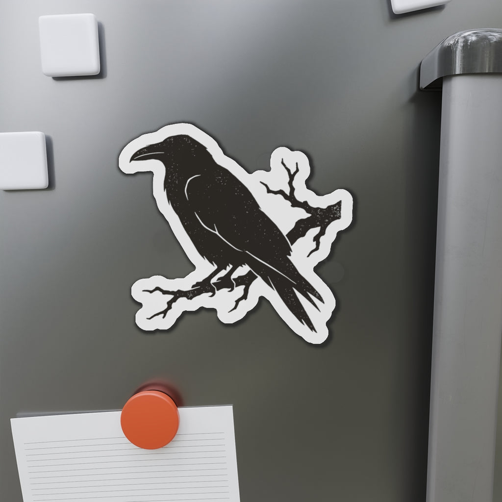 Nevermore Raven Die-Cut Magnet