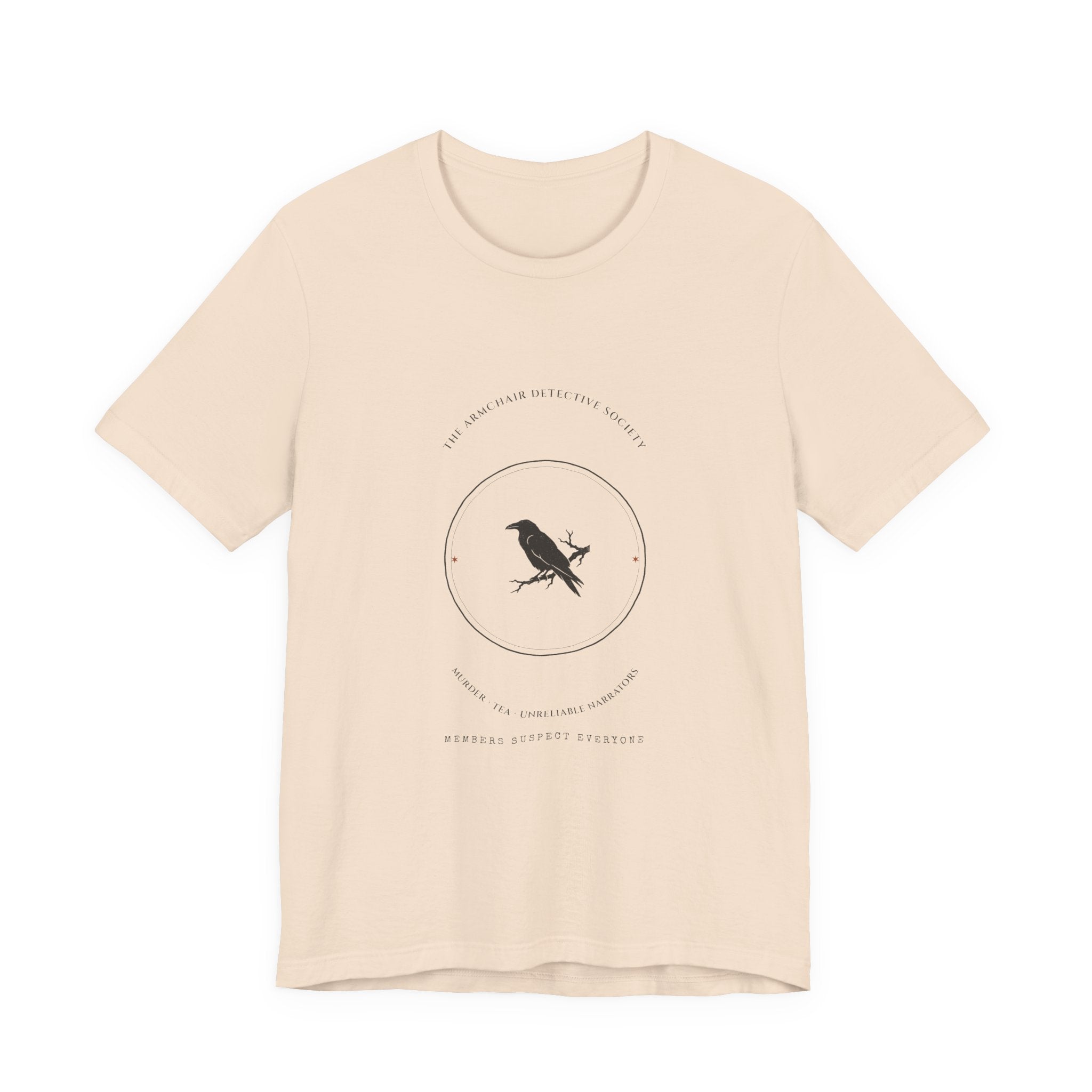 The Armchair Detective Society Mystery Crest T-Shirt