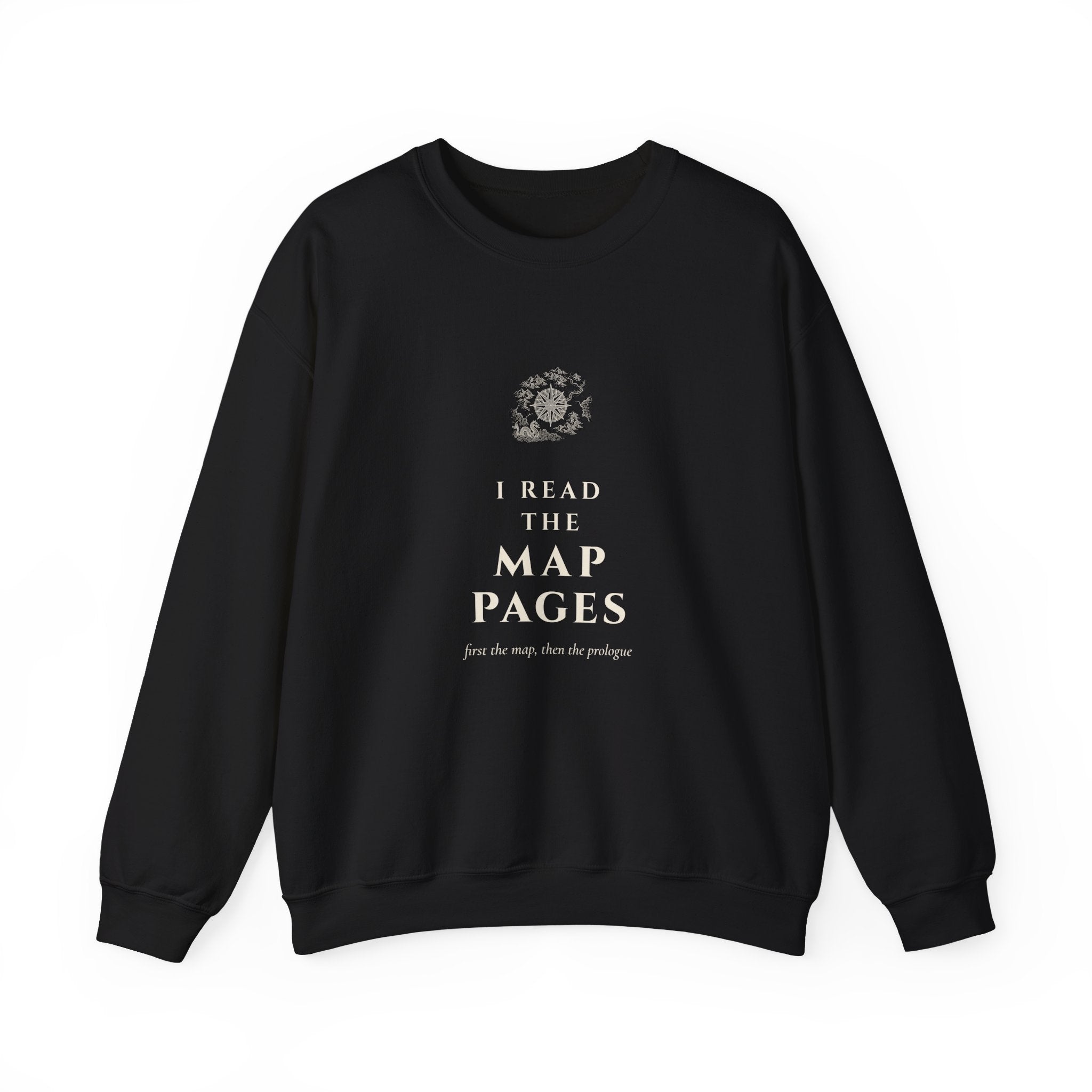 I Read the Map Pages Sweatshirt