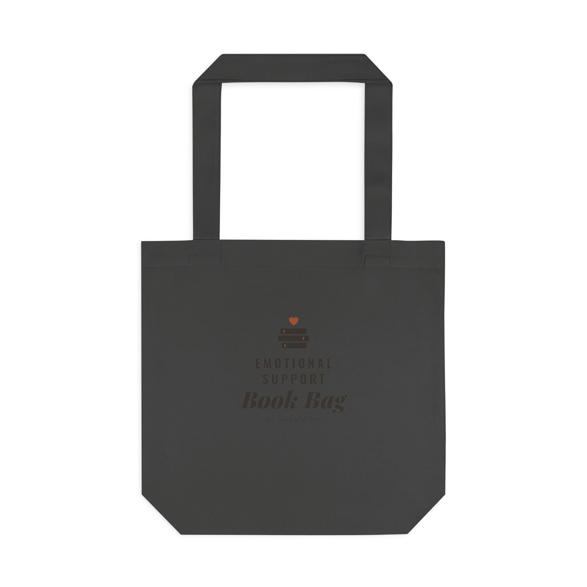 Emotional Support Book Bag Canvas Tote