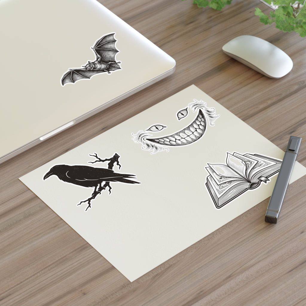 Bookish Motifs Sticker Sheet