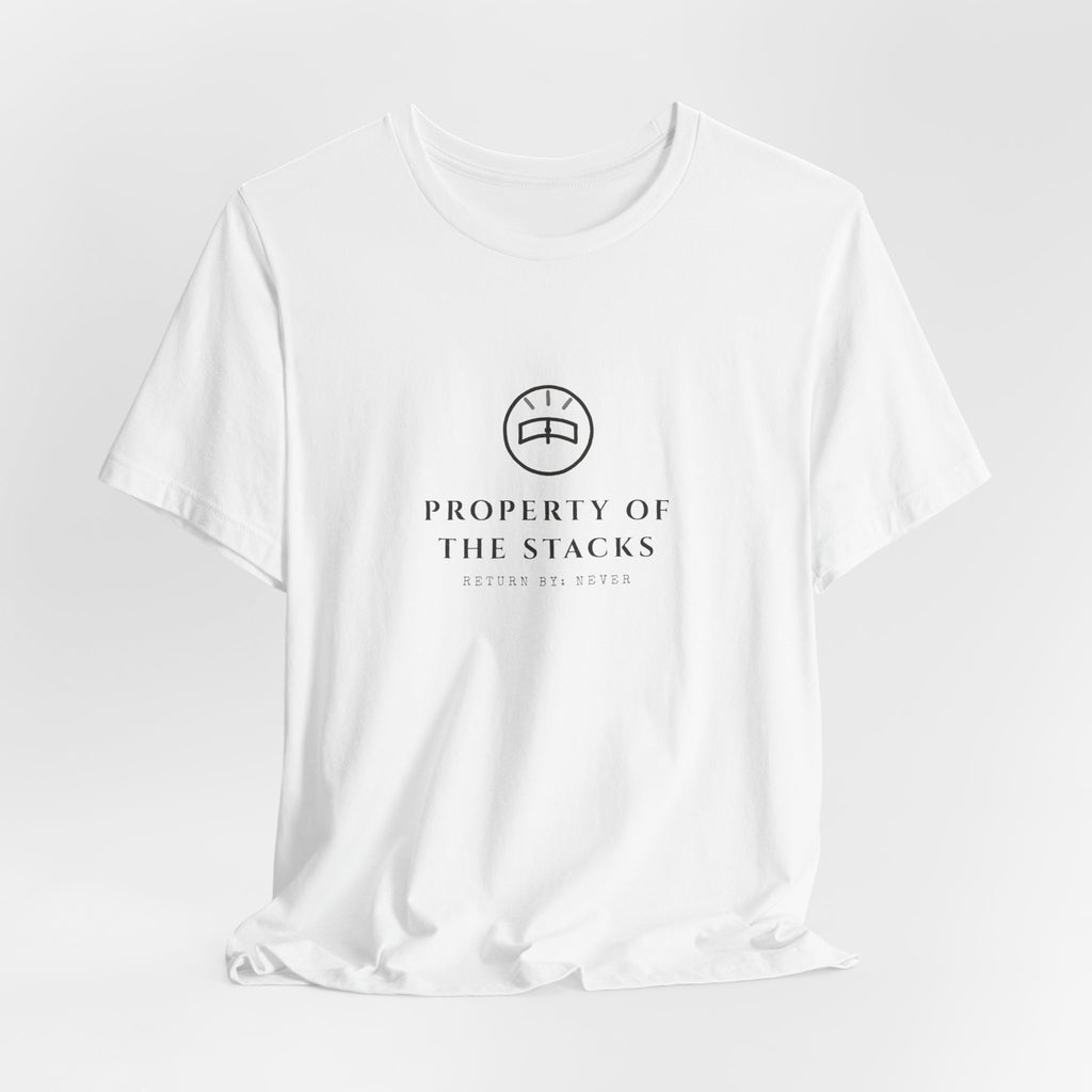 Property of the Stacks Minimalist Reader Sigil T-Shirt