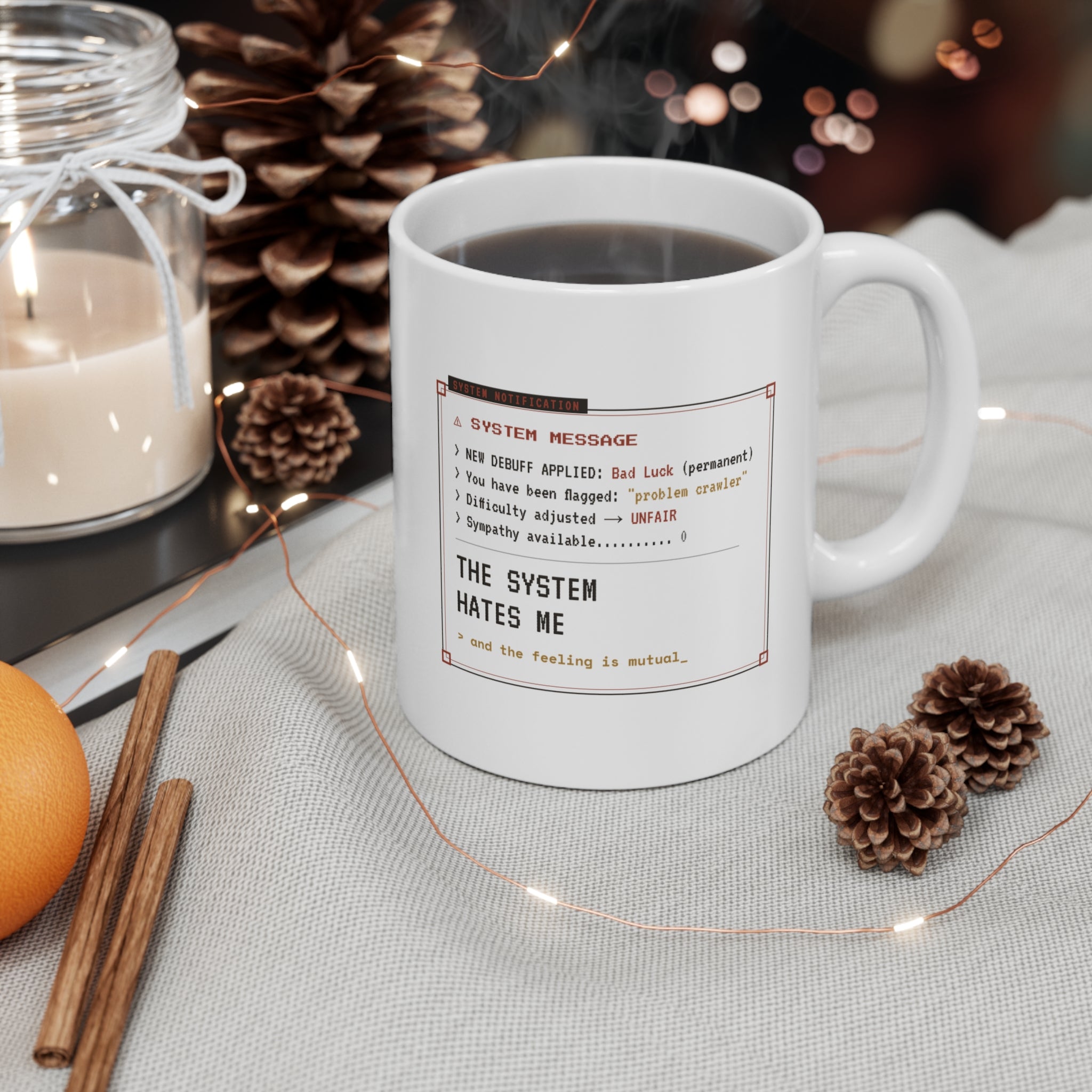 The System Hates Me LitRPG Mug