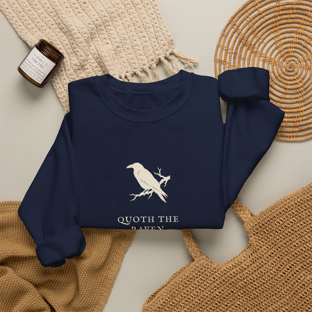 Edgar Allan Poe Nevermore Raven Sweatshirt