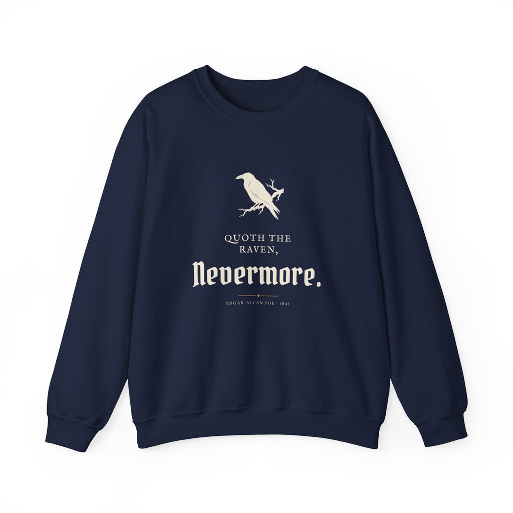 Edgar Allan Poe Nevermore Raven Sweatshirt
