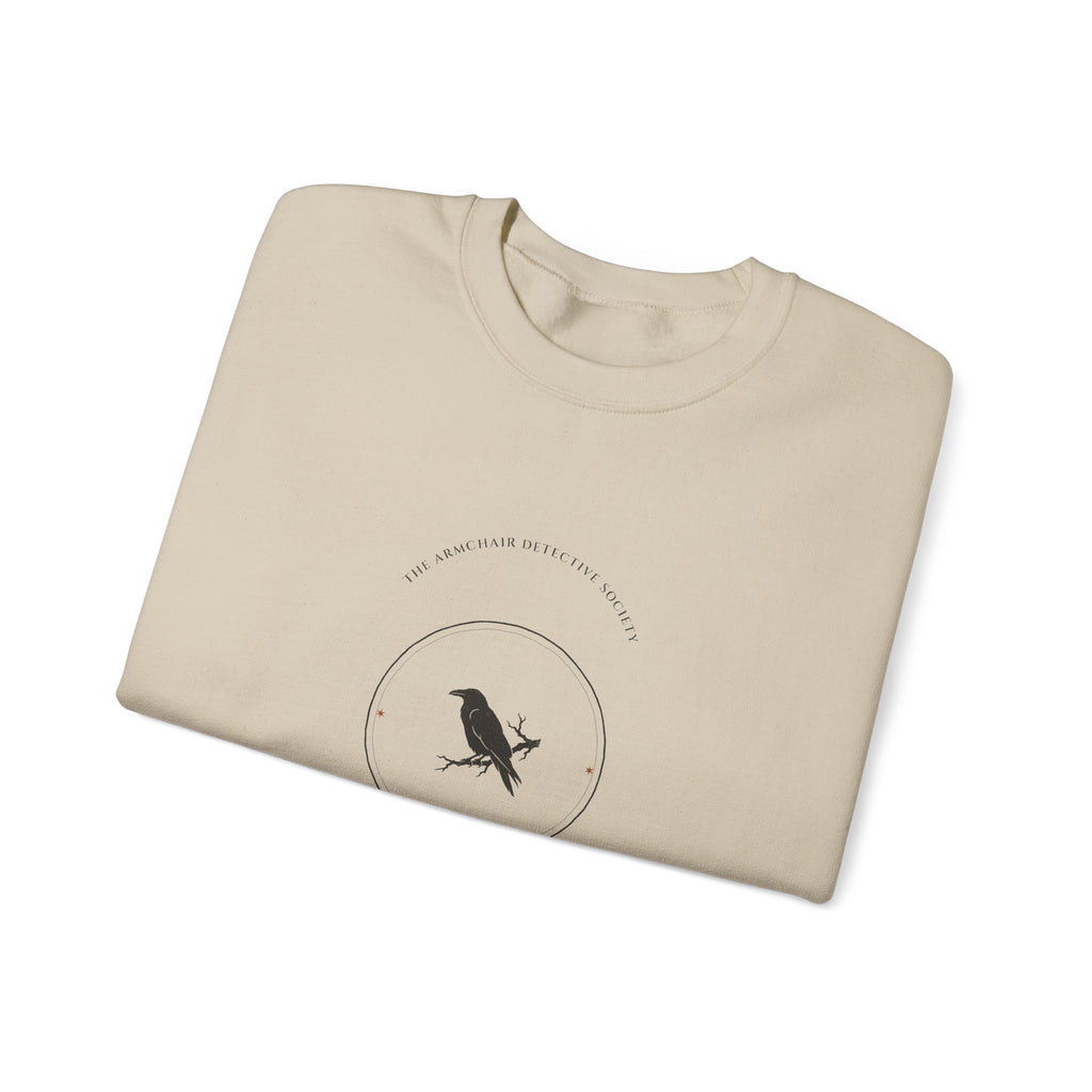 The Armchair Detective Society Mystery Crest Sweatshirt