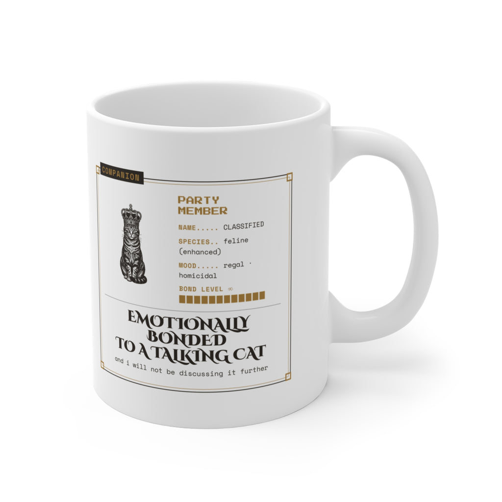 Emotionally Bonded to a Talking Cat Mug