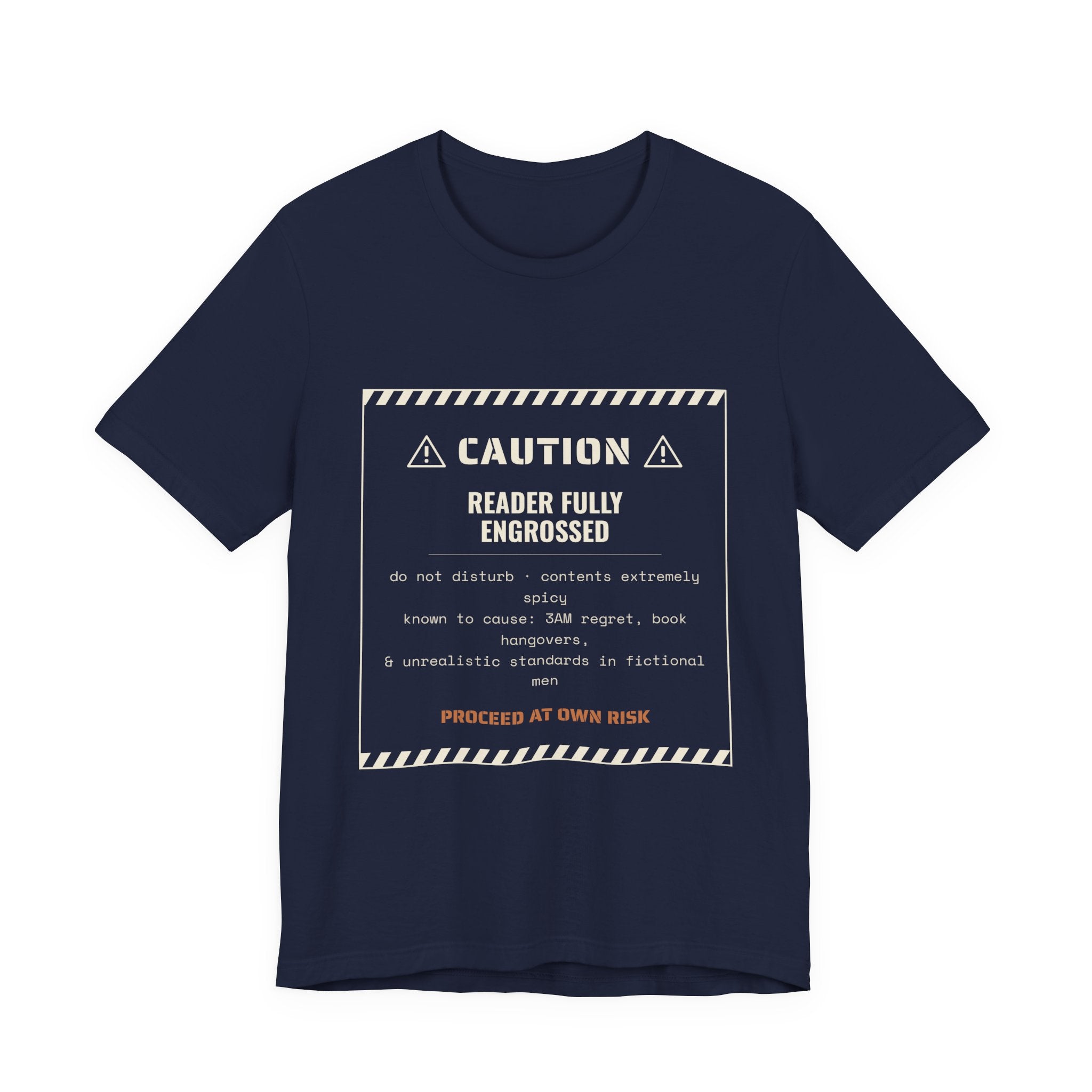 Caution Reader Fully Engrossed T-Shirt
