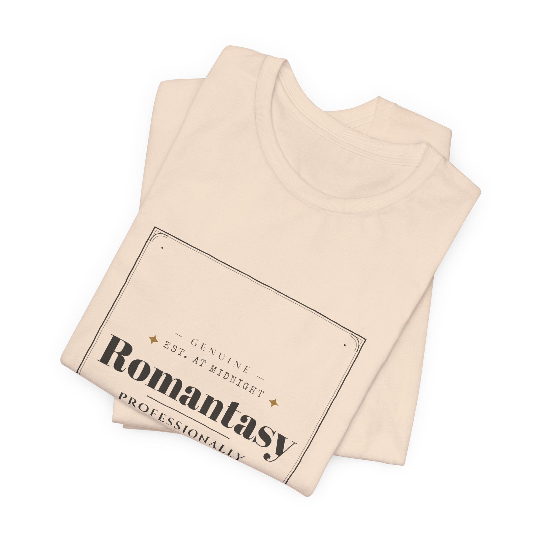Romantasy Professionally Book-Obsessed Vintage Label T-Shirt