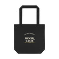 Plot Twist University Book Club Canvas Tote