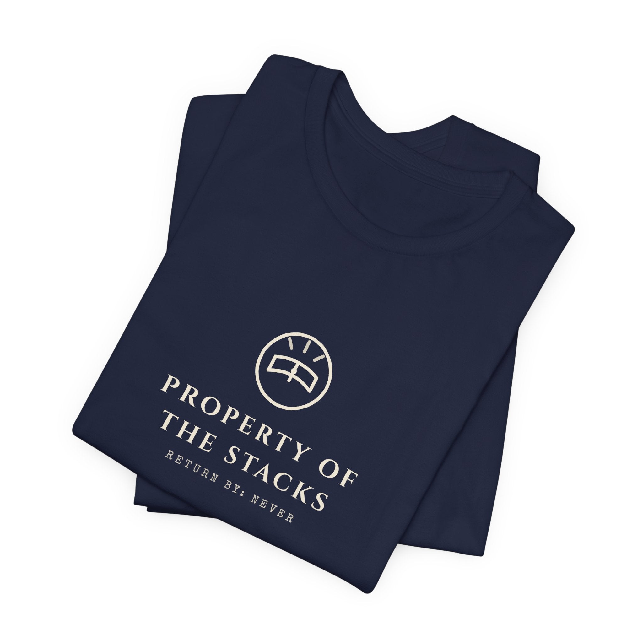 Property of the Stacks Minimalist Reader Sigil T-Shirt