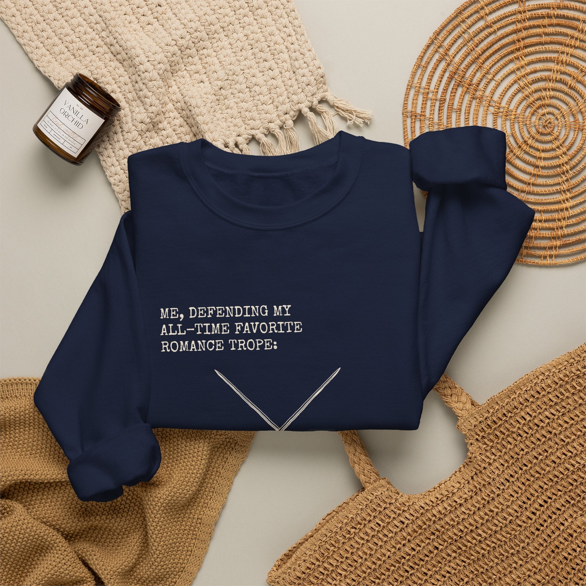 Defending My Favorite Trope Enemies to Lovers Sweatshirt