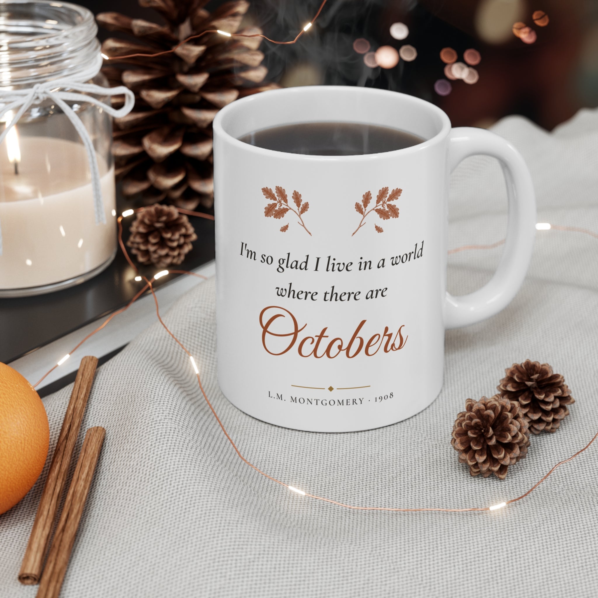 Anne of Green Gables World Where There Are Octobers Mug