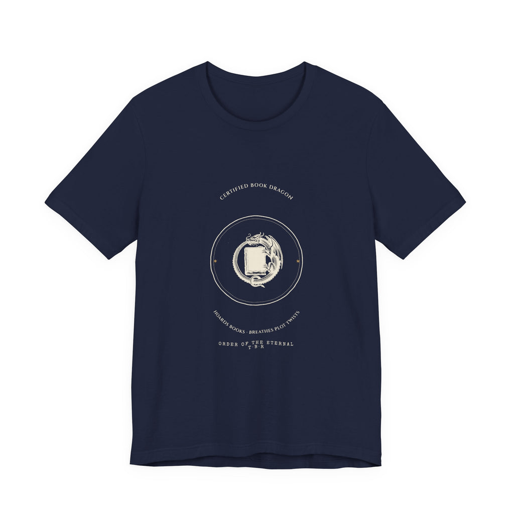 Certified Book Dragon Vintage Crest T-Shirt