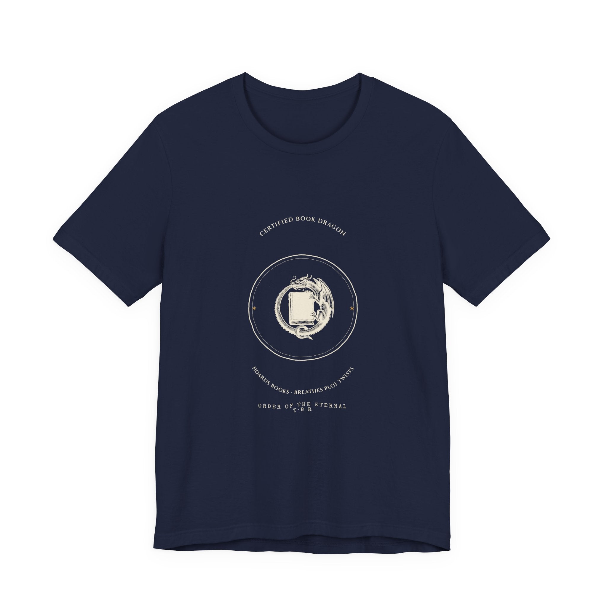 Certified Book Dragon Vintage Crest T-Shirt