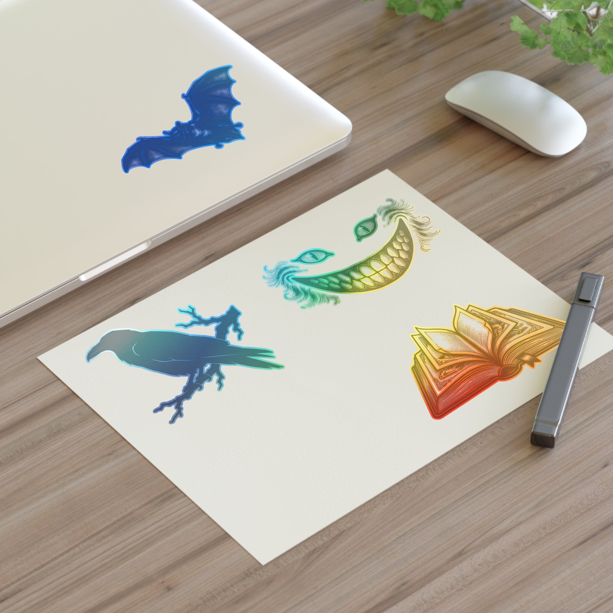 Bookish Motifs Sticker Sheet