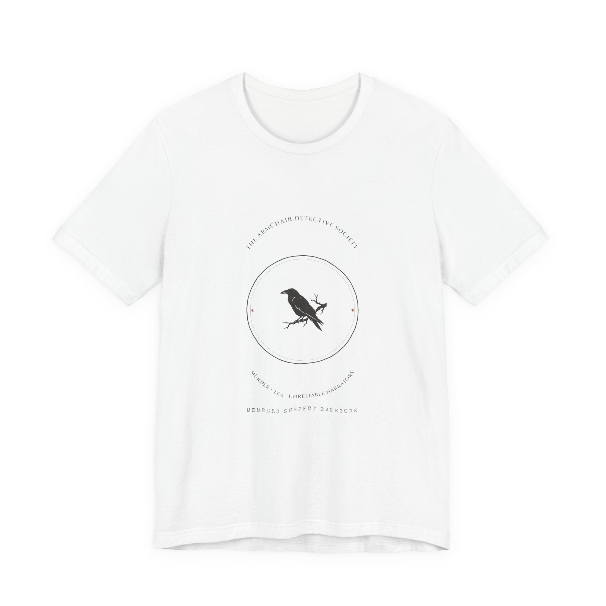 The Armchair Detective Society Mystery Crest T-Shirt