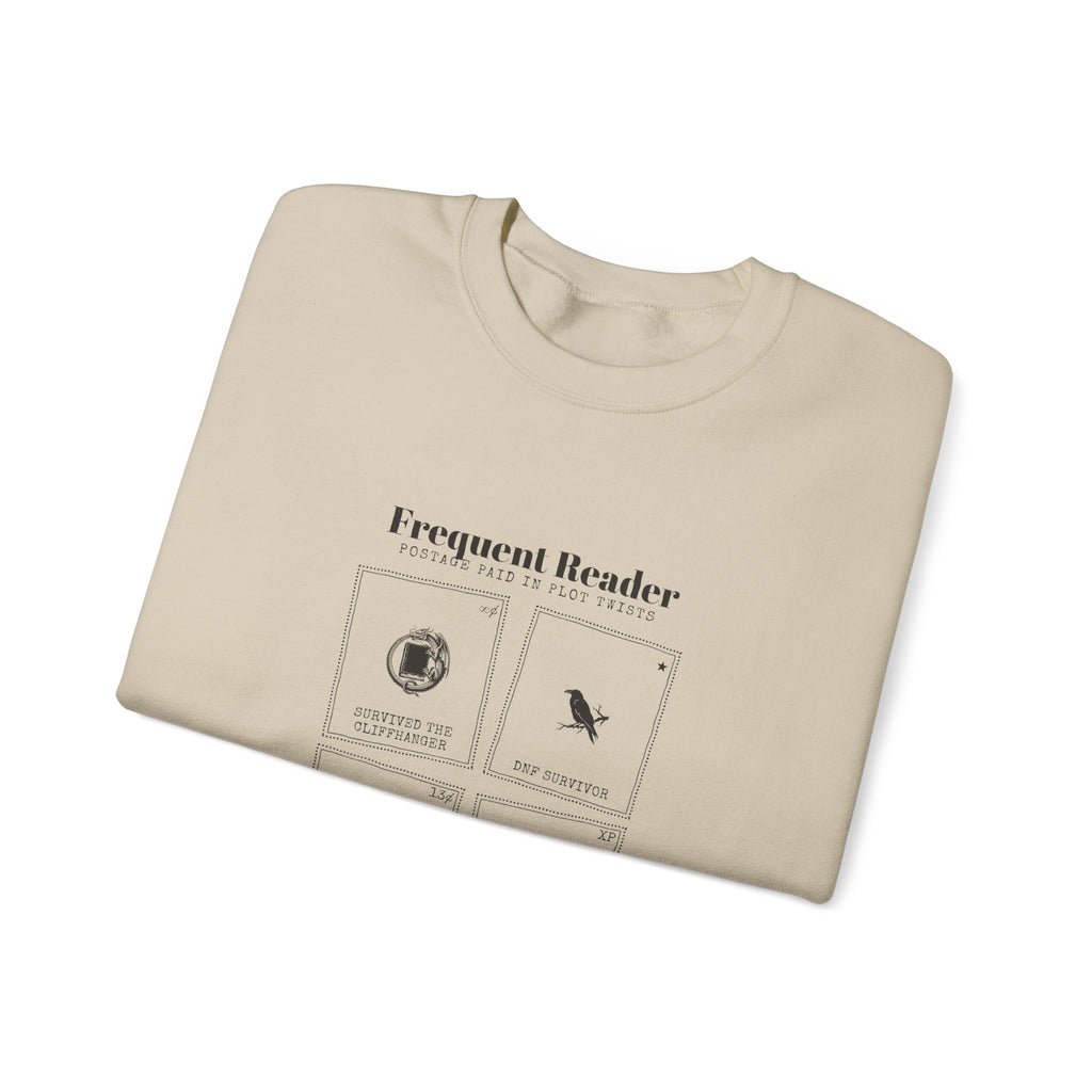 Frequent Reader Postage Stamp Collage Sweatshirt