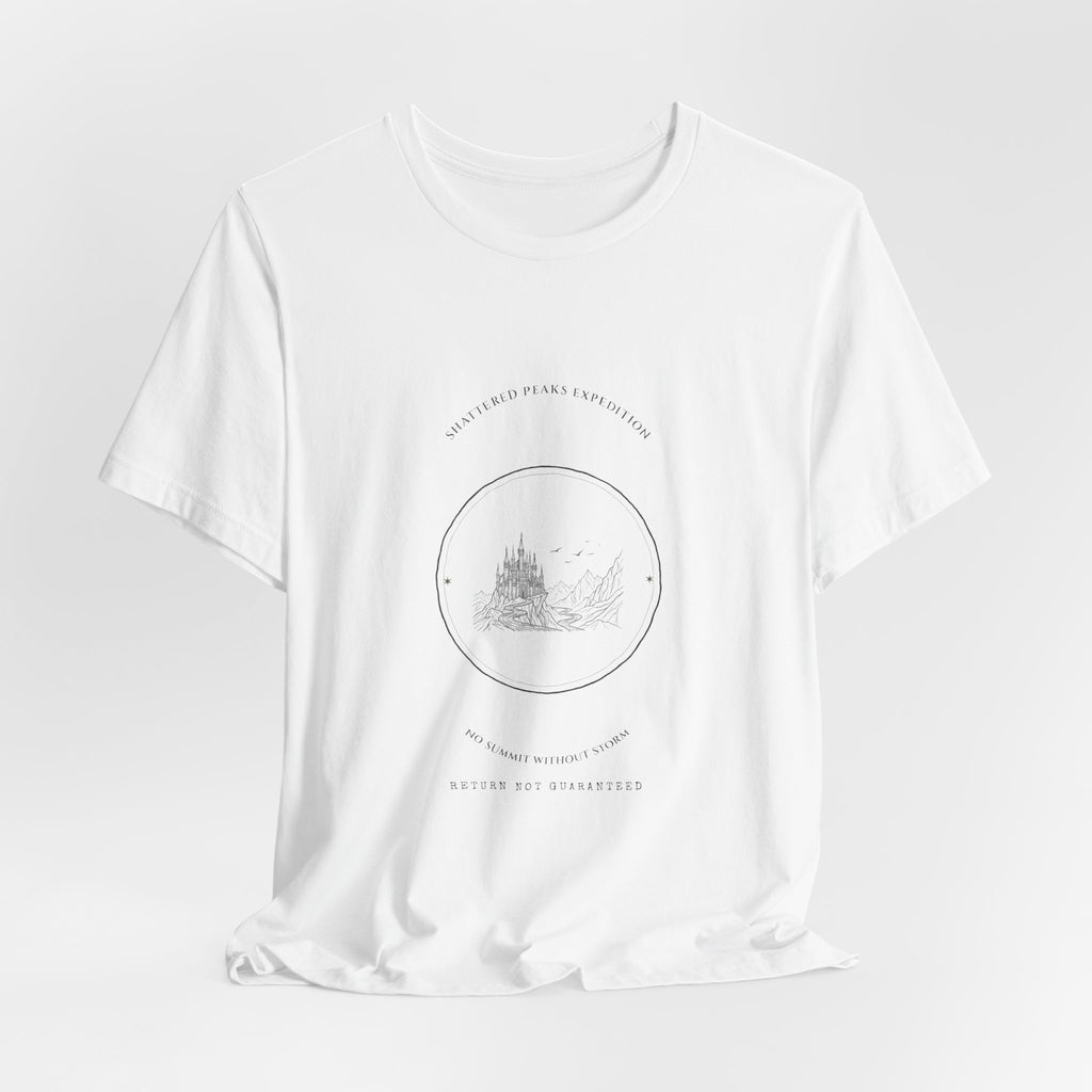 Shattered Peaks Expedition Fantasy Badge T-Shirt